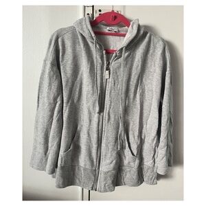 Splendid Light Gray Zip-Up Jacket XS